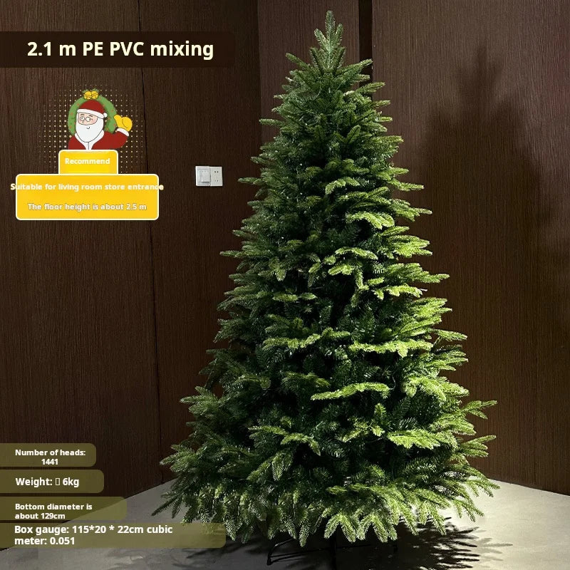 Pe Mixed Pvc Christmas Tree Encryption Lamp Christmas Tree Large Christmas Tree New Christmas Decoration