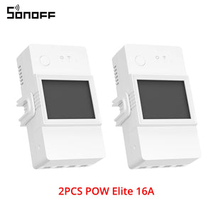 1/5PCS Itead SONOFF POW Elite Smart Wifi Power Switch 16A 20A Wireless Remote Control Switch Monitor Energy Usage via e-WeLink