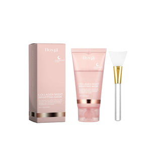 Collagen Peel-off Mask Deep Hydrating Firming Fade Fine Lines Shrink Pores Brightening Overnight Wrapping Mask Face Skin Care