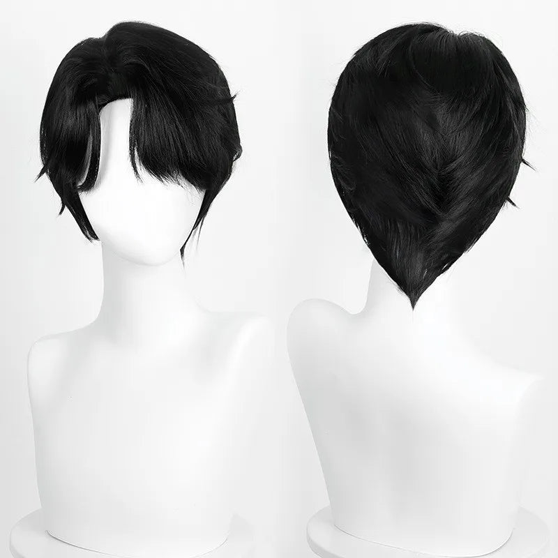 Synthetic Straight Ponytail with Hair Tie Hot Anime Kpop Hunter Cosplay Costumes Wig Ponytail Hood for Women Men