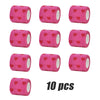 1/6/10Pcs  Red love heart  Printed Self Adhesive Elastic Bandage 4.8m Sports Wrap Tape for Finger Joint Knee