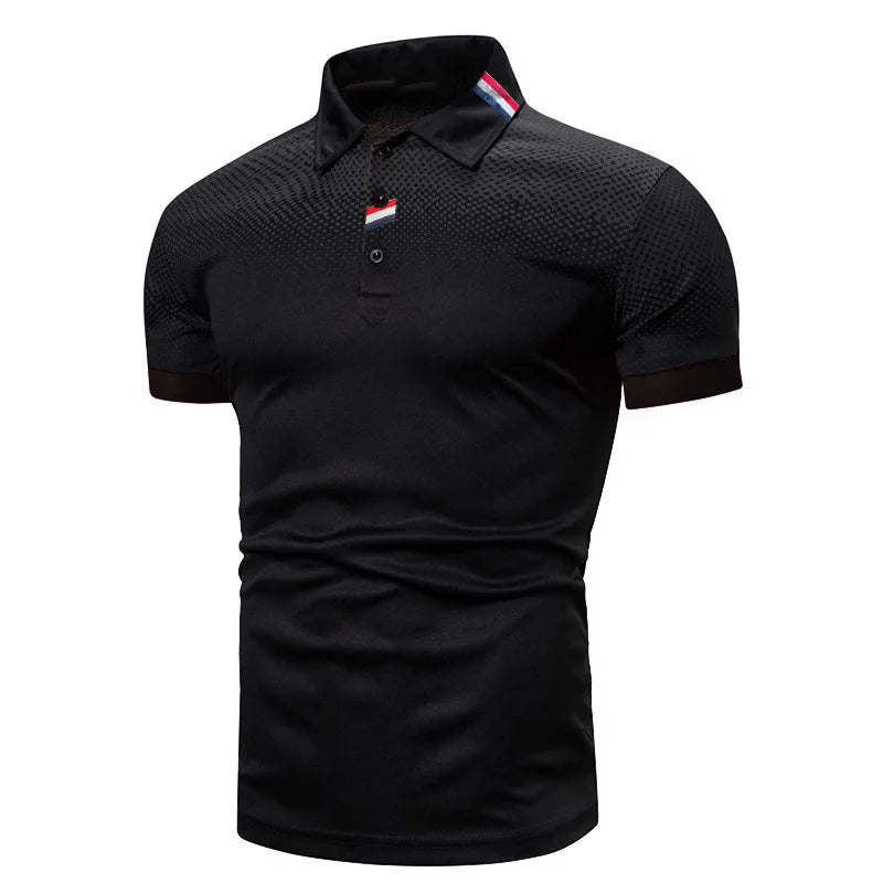 Summer Mens Polo Shirt Slim Casual Business Shirts Short Sleeve Luxury Polo t Shirts For Men Formal Soccer Top Football t Shirt
