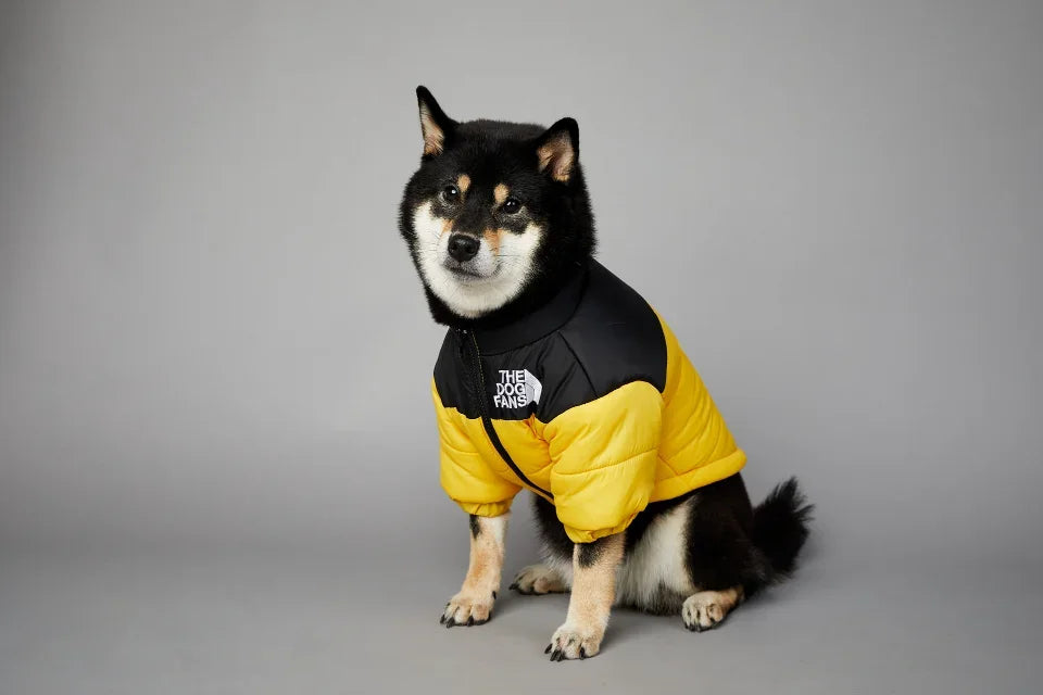 Puppy Coat Dog Down Jacket The Dog Fans Winter Pet Clothes for Small Medium Dogs Warm Thick Dog Vest French Bulldog