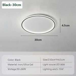 Modern LED Ceiling Lights 20/30/50/80cm Remote Control Lamps Bedroom Living Room Dinning Room Kitchen Hotel Home Led Lamp Lustre