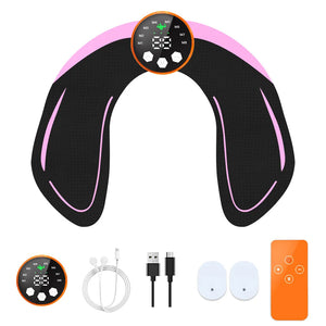 Wireless EMS Body Sculptor - Rechargeable Butt Trainer 29 Levels 8 Modes Dual-Channel Muscle Toner for Gym & Home Workout