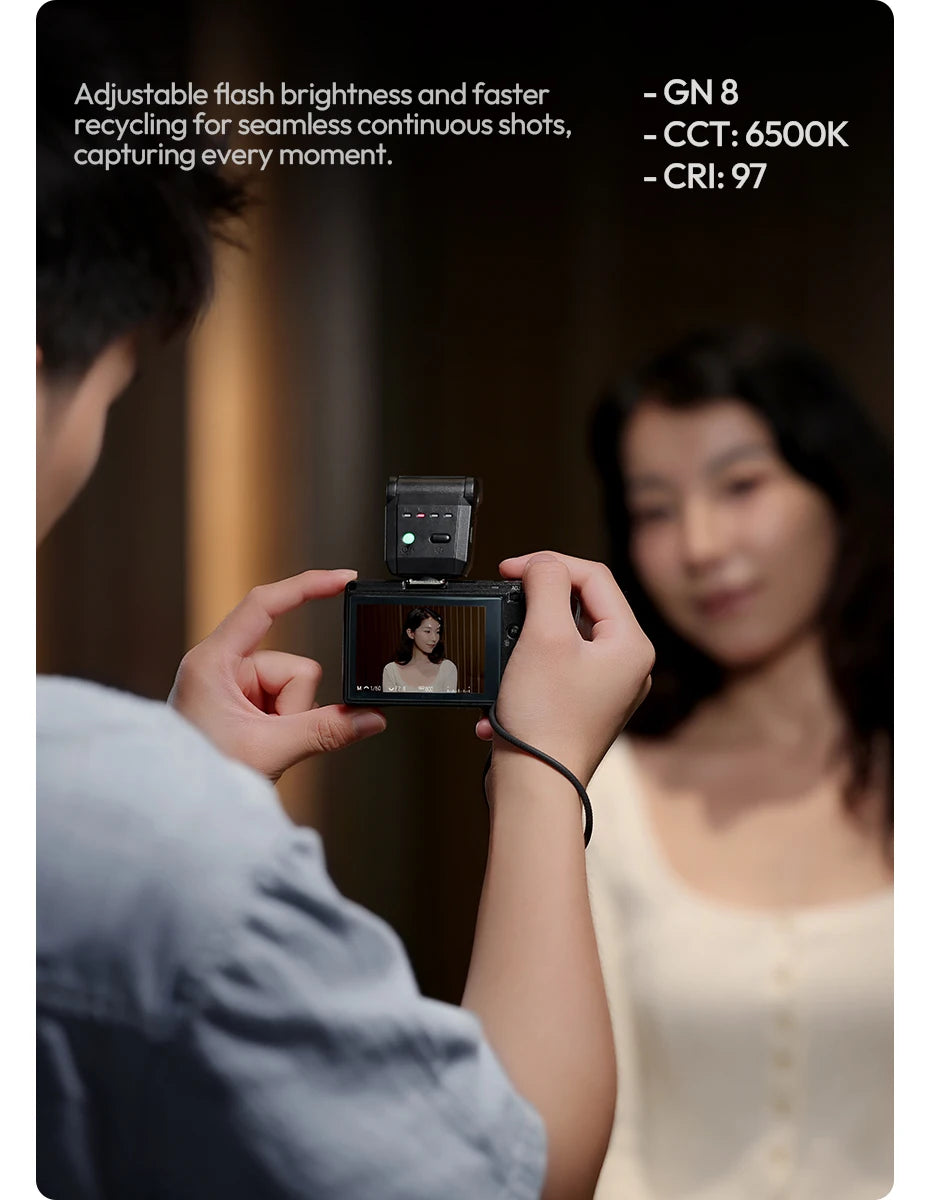 Original Ulanzi SL03 Firefly Mini Flip Flash Micro Single Camera Ricoh Compact Photography Constant Illumination Auxiliary Light