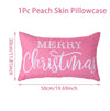 Christmas Lumbar Pillow Christmas Decoration for Home 2025 Pendant Xmas Lumbar Pillow Cover Ornament Navidad Natal New Year Gift