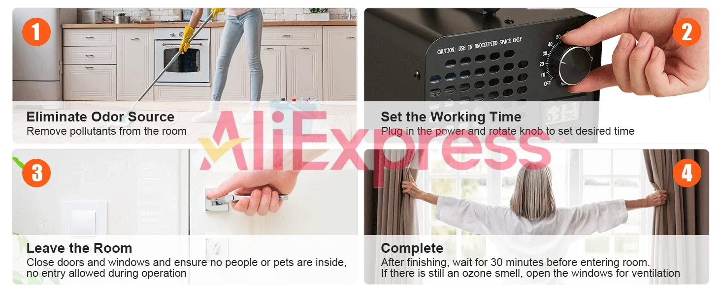 12g Ozone Machine Ozone Generator Air Purifier Remove FormaldehydeOdor Deodorize Home Kitchen Office Car Ozon Cleaner Ozonizador