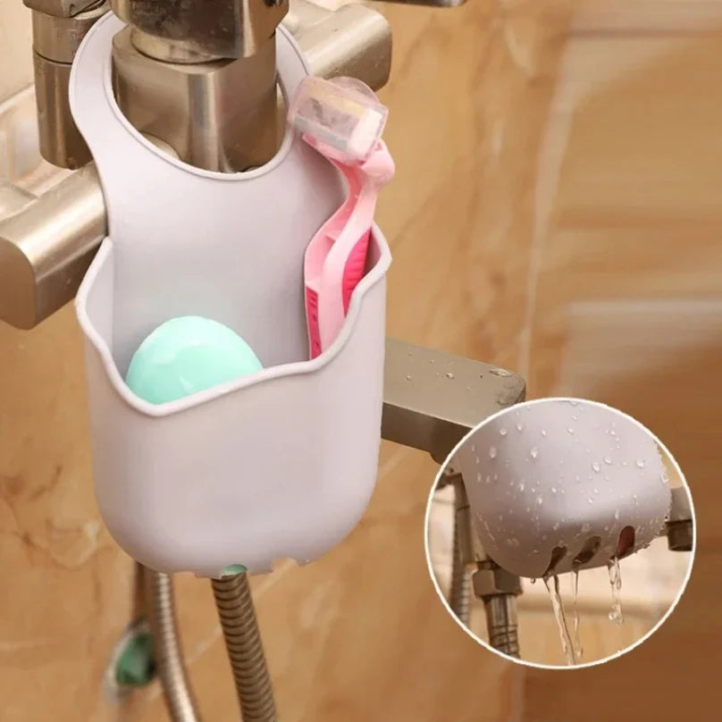 Sink Drain Rack Kitchen Storage Basket Shelf Hang Sink Bag Sponge Holder Soap Dish Drainer Home Organizer Kitchen Accessories - You Offer