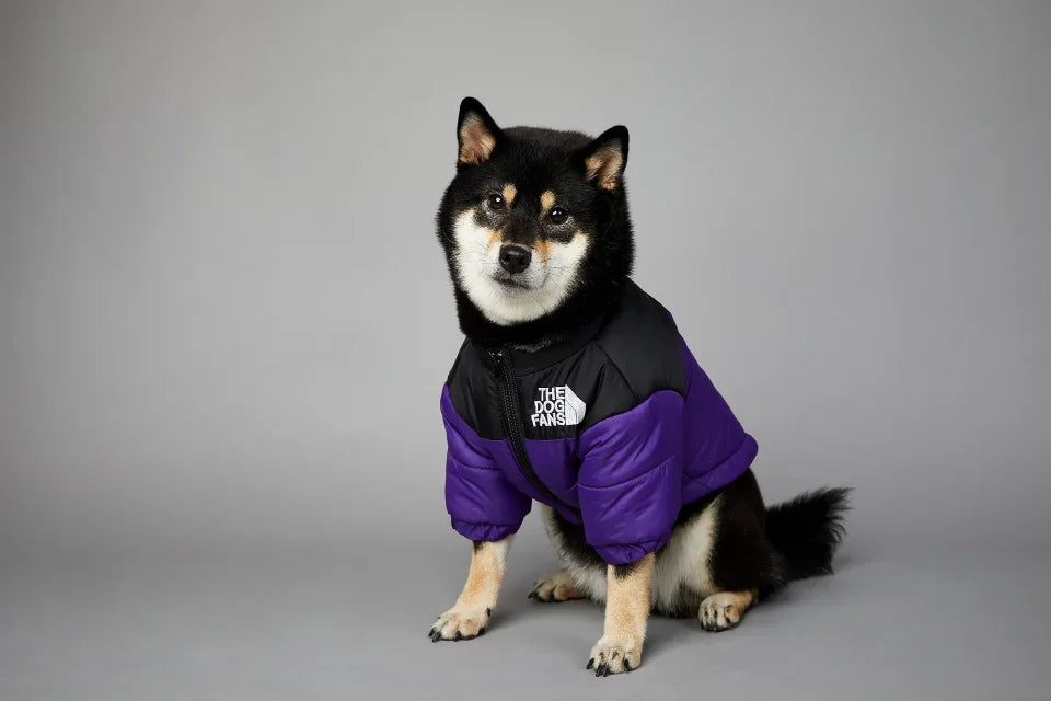 Puppy Coat Dog Down Jacket The Dog Fans Winter Pet Clothes for Small Medium Dogs Warm Thick Dog Vest French Bulldog
