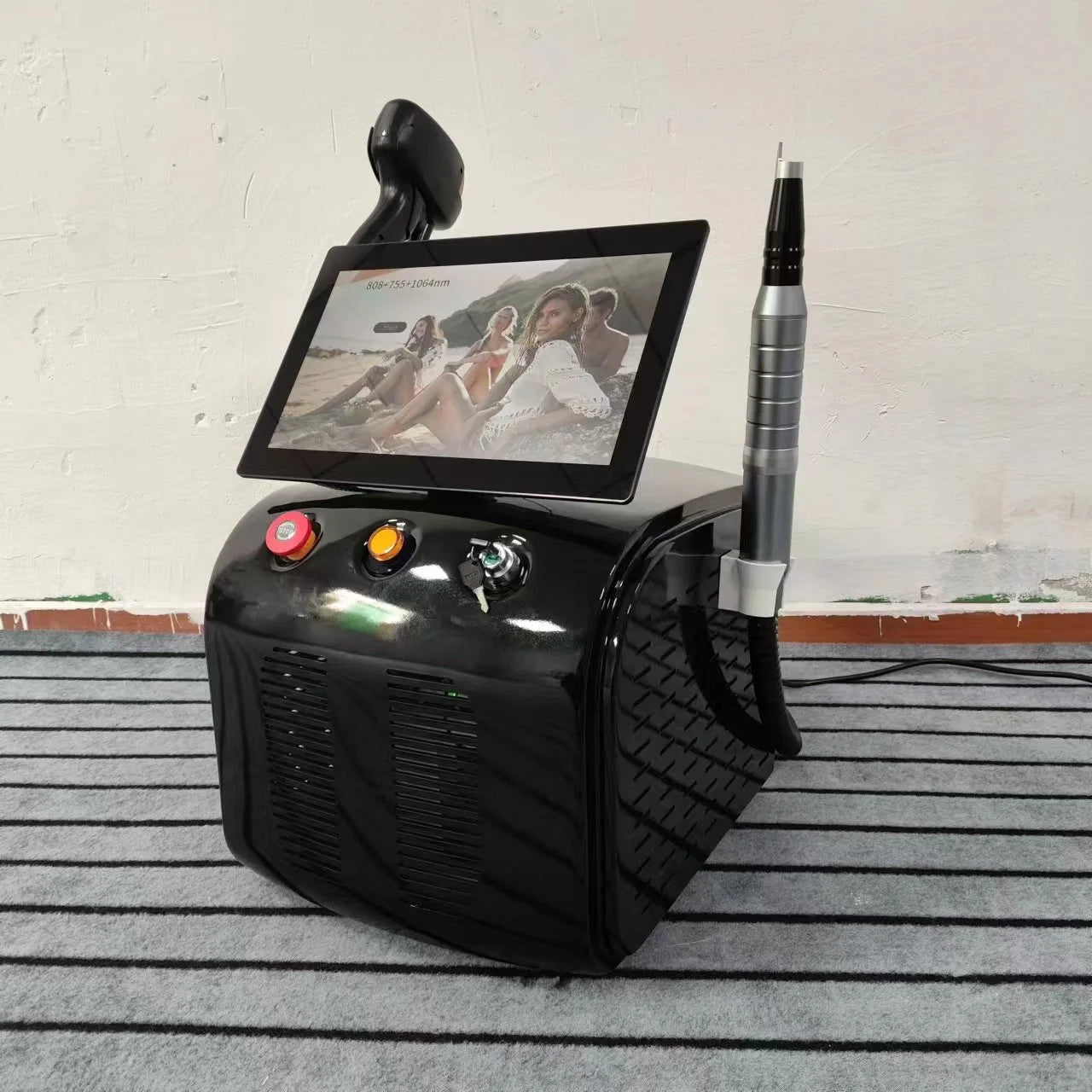 808 Diode Laser Hair Removal Machine: 2025 4-Wave, Painless, Permanent, Portable 4000W Device -  Soprano Titanium.