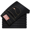 Classic Black Men's Jeans Straight Leg Baggy Plus Size Pants Wear Comfortable Dark Pants Thin Pants for Dad Gift Dad Pants - You Offer