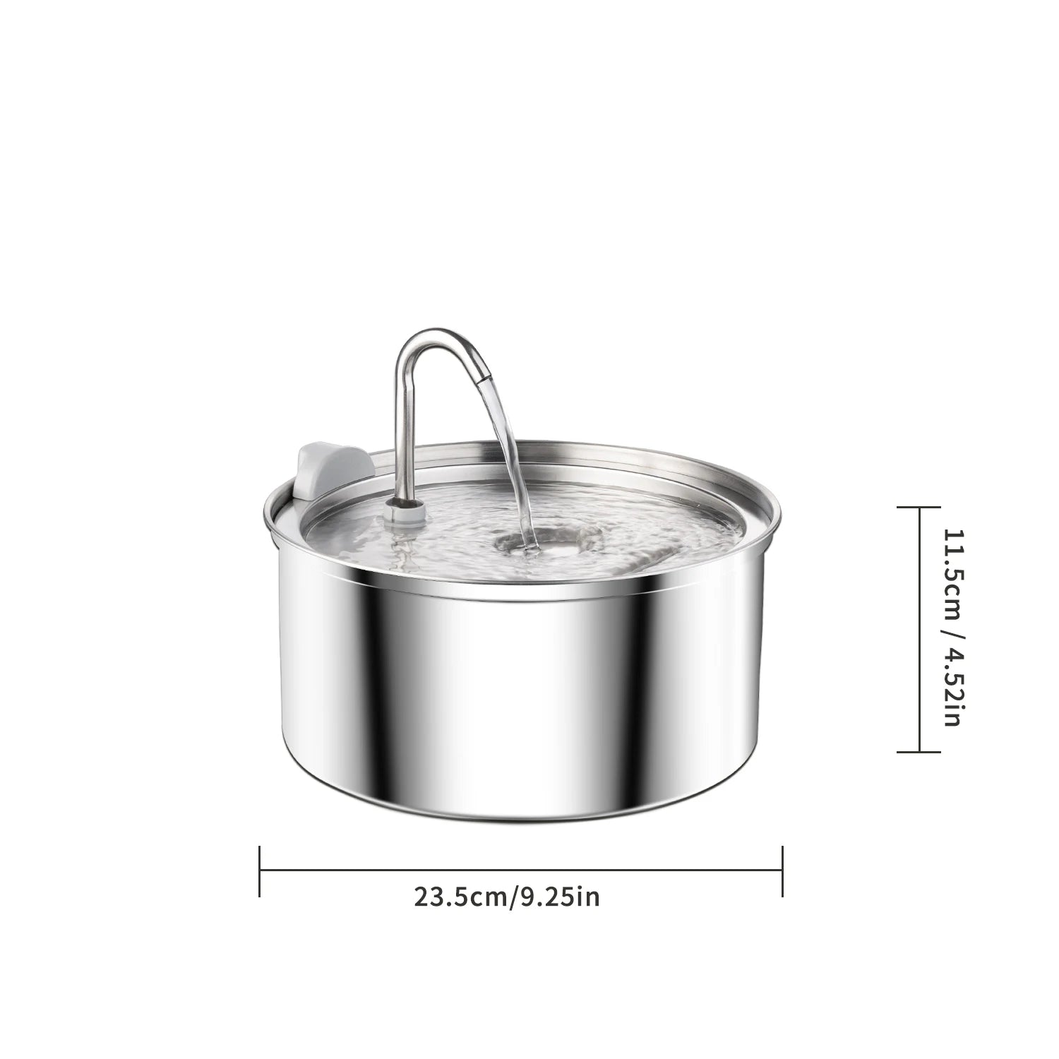 Stainless Steel Cat Water Fountain Automatic Cat Drinker Drinking Fountain For Cats Dogs Pet Water Dispenser Accessories