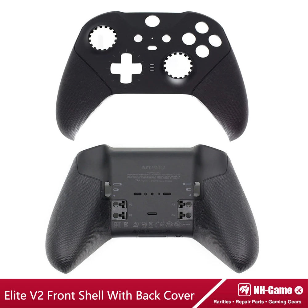 Replacement Housing Shell Kit For Xbox Elite Series 2 Controller Front Case Back Cover LB RB Bumper Button Grips Carry Bag