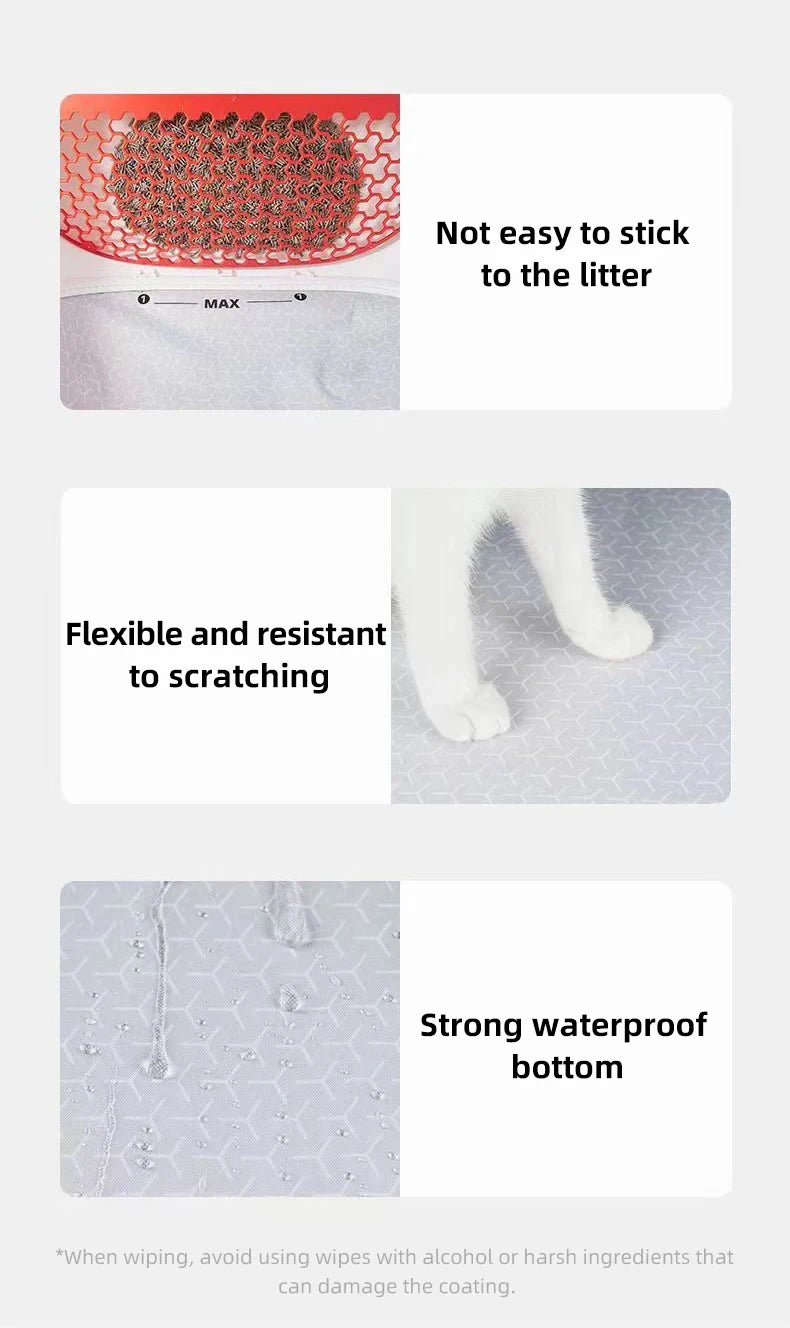 Original Petkit PURA MAX Sandbox Cat Litter Box Mat Accessories Litter Box Automatic High-performance Three Prevention Pad
