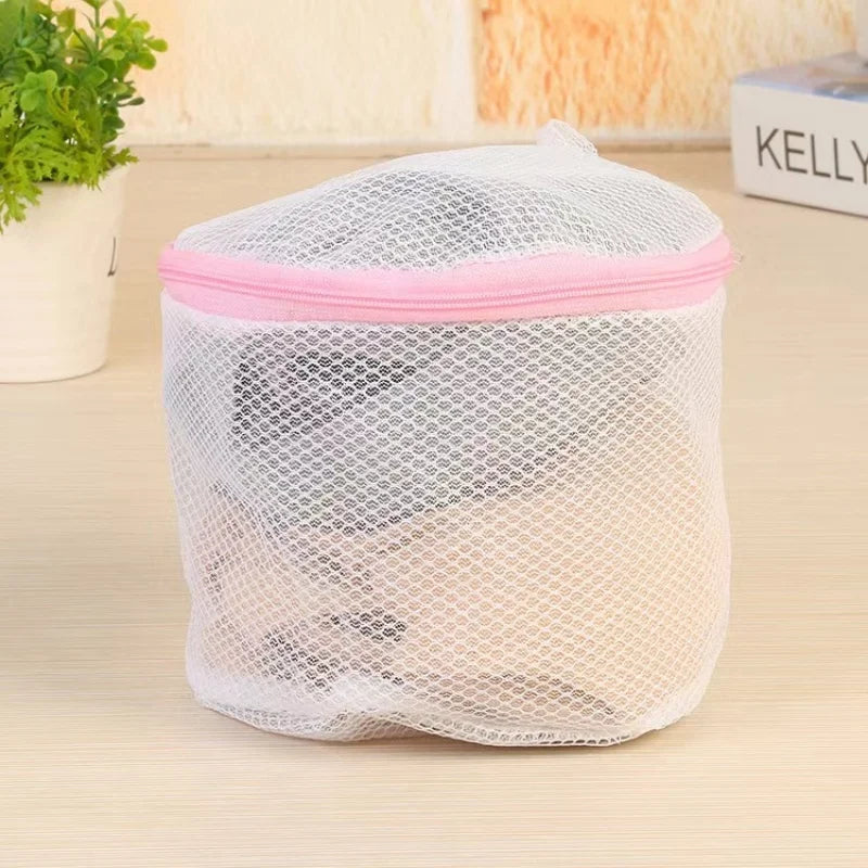 Washing Machine Underwear Cleaning Bag Bra Dedicated Nursing Mesh Laundry Bags Lingerie Zipper Storage Pouch Home Organizer