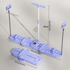 Multifunctional Fitness Ski Machine Foldable Ski Trainer Non Slip Thin Legs Pelvic & Hip Strengthener Full Body Workout Trainer