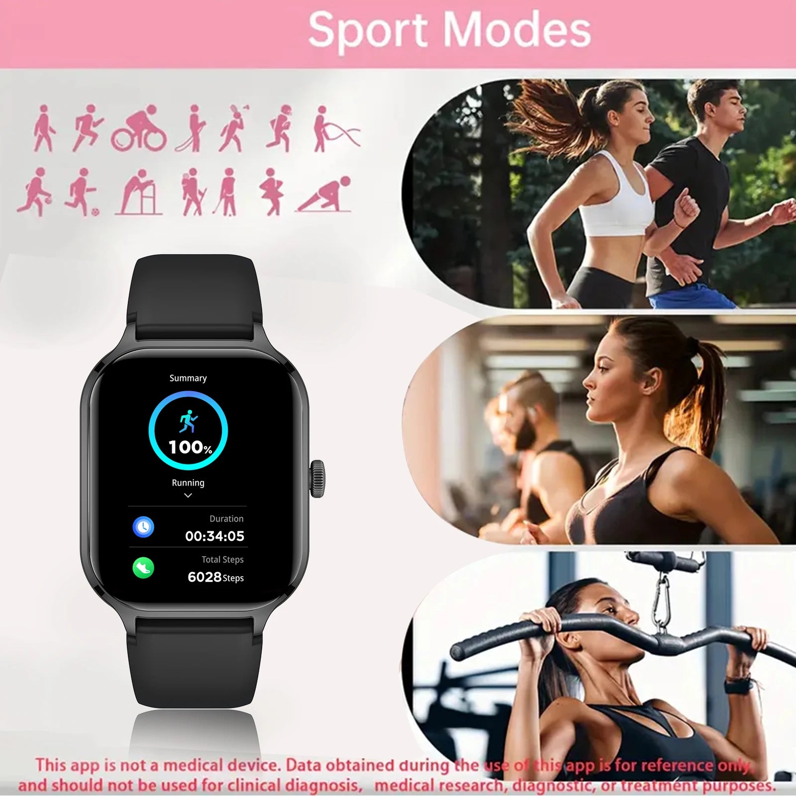 Smart Watch For Women Full Touch Screen Bluetooth Call Watches Sport Fitness Tracker Smartwatch Lady - You Offer