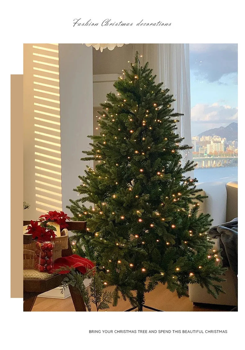 Pe Mixed Pvc Christmas Tree Encryption Lamp Christmas Tree Large Christmas Tree New Christmas Decoration