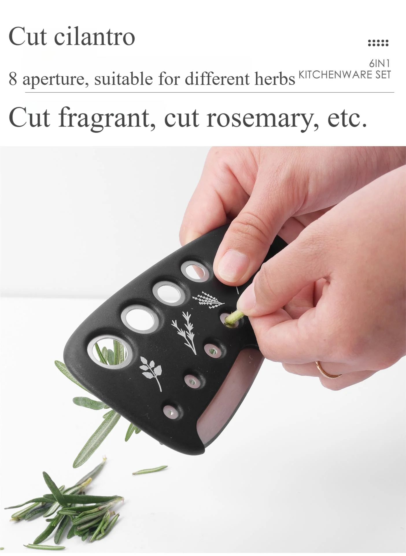 6 - in - 1 Stackable Kitchen Gadget Set | Peeler, Cheese Grater, Garlic Grinder, Bottle Opener, Pizza Cutter, Herb Cutter