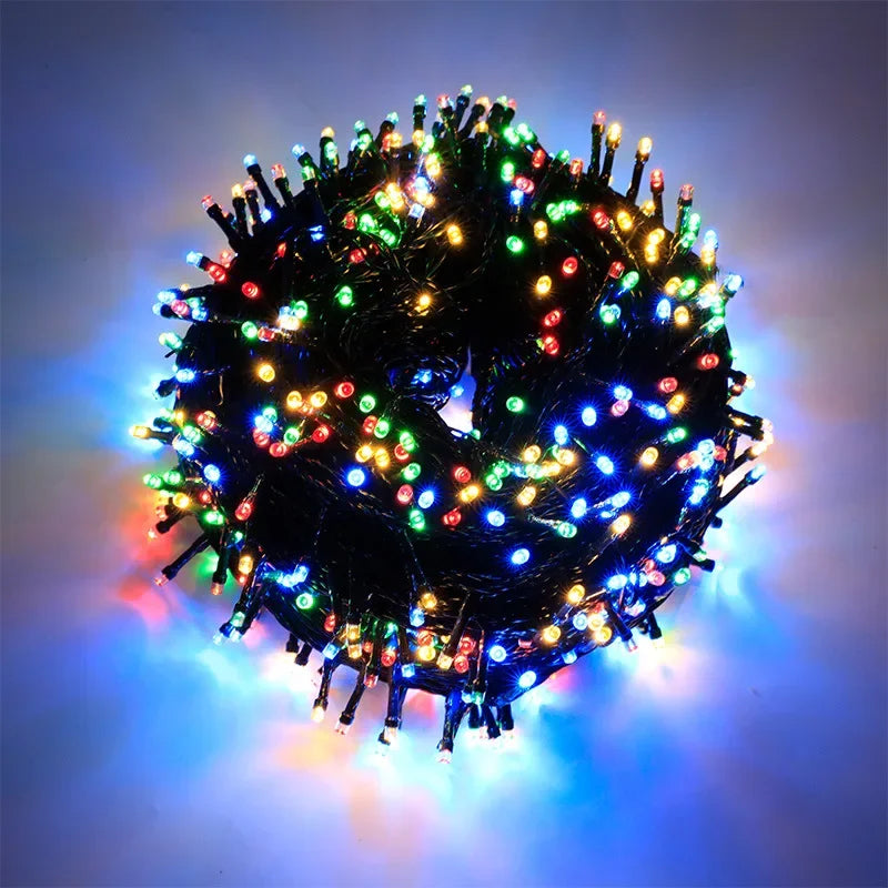 50M 30M 24V LED Christmas Lights Fairy Garland String Light Waterproof For Outdoor Garden Home Holiday New Year Party Decor