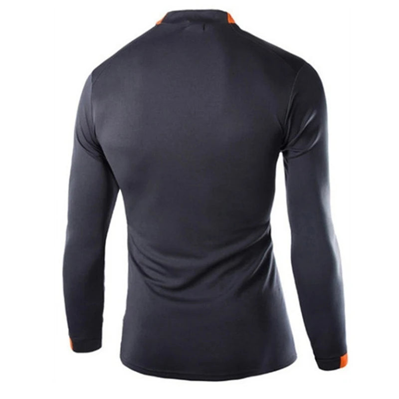 Men Long Sleeve t-Shirt Quick Drying Compression Gym t Shirt Man Oversized Casual Shirts Tops Breathable Blouse Tees Men Clothes