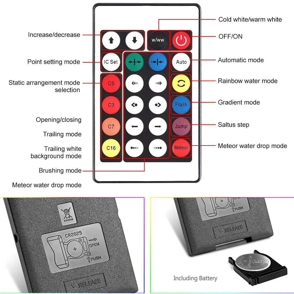 Smart USB Bluetooth App Control LED String Light Waterproof Outdoor Fairy Lights For Party Christmas Tree Lights Wedding Decor