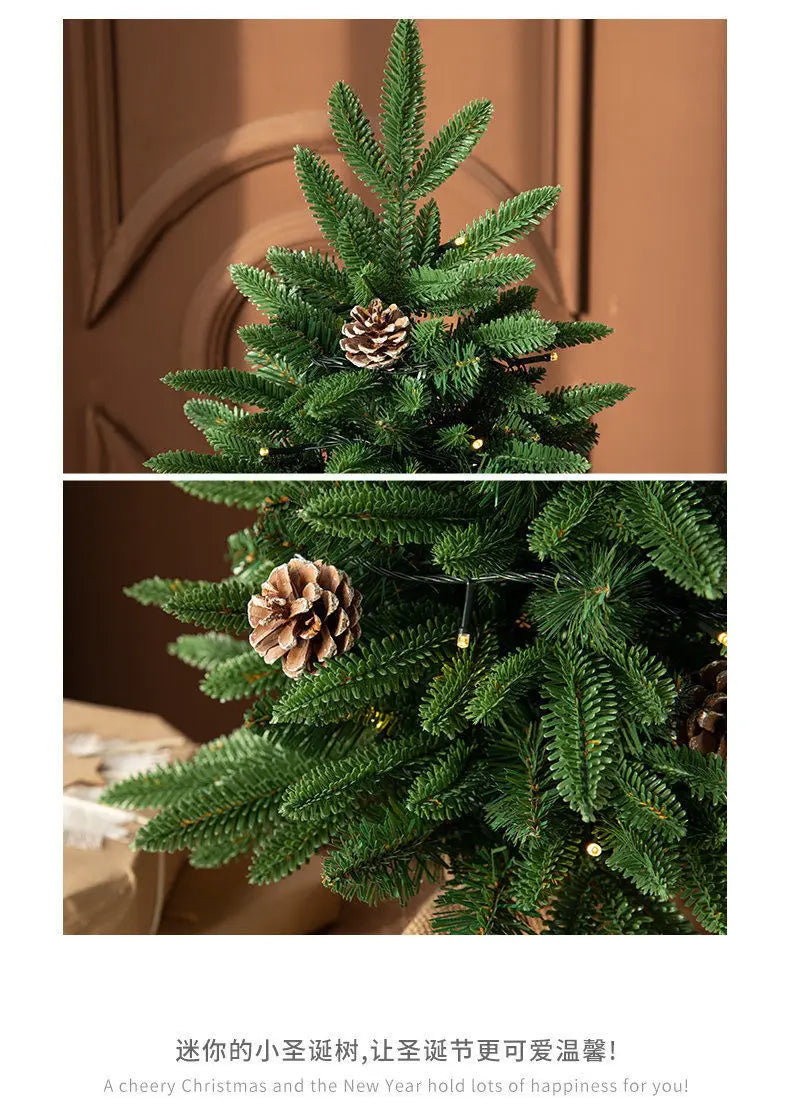 45/60/90cm PE Christmas Tree Luxury Simulated Cedar Desktop Ornaments Small Decorations
