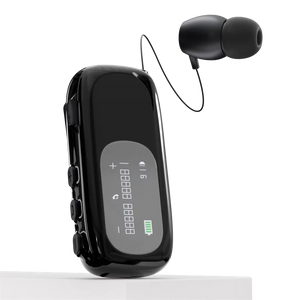 K75 Business Earphones Hands Free Bluetooth V5.4 LCD Display Wireless Earphones for Call and Cycling Noise Reduction Earphones