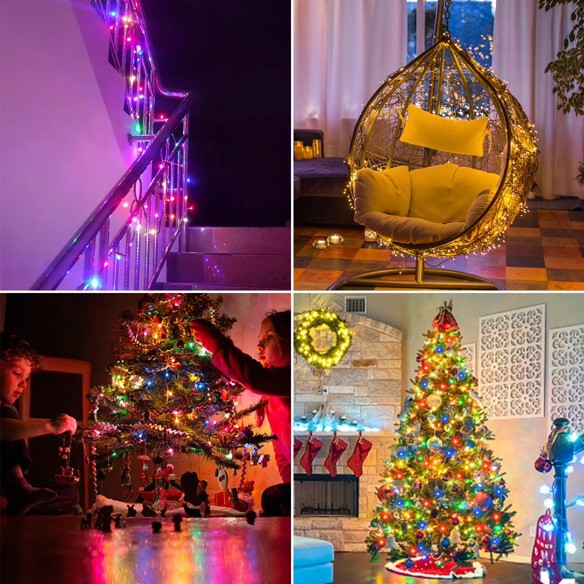 110 /220V Home LED String Lights Garland 10-100M Waterproof Fairy Light Festival Wedding Party Holiday Garden Decoration