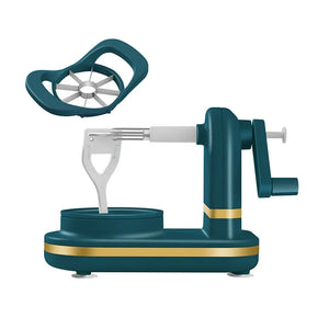 Manual Apple Peeler and Fruit Cutter with Stainless Steel Blades and Suction Cups Perfect for Easy Kitchen Use - You Offer