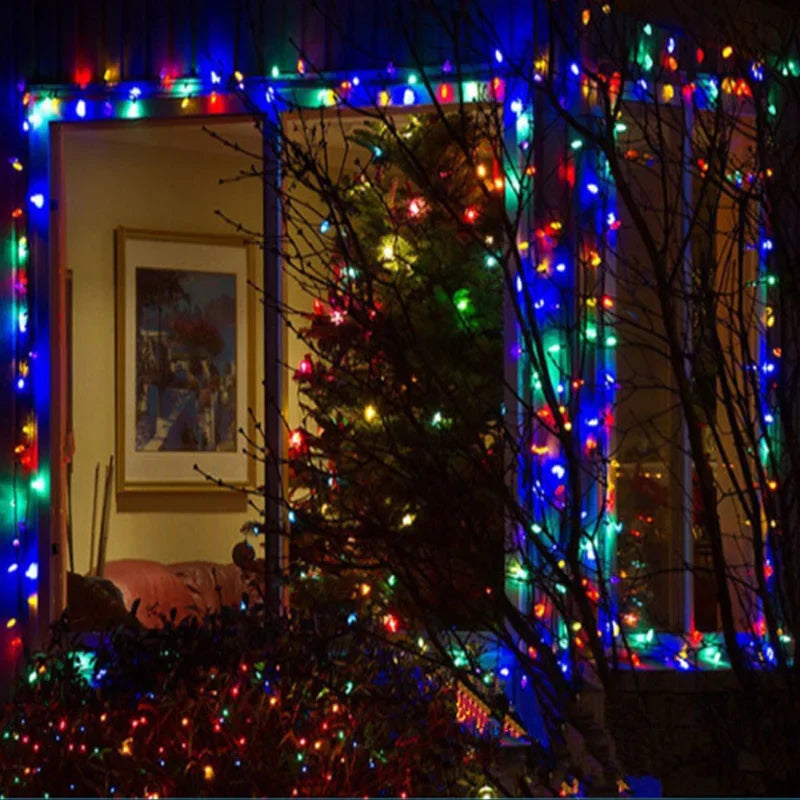 50M 30M 24V LED Christmas Lights Fairy Garland String Light Waterproof For Outdoor Garden Home Holiday New Year Party Decor