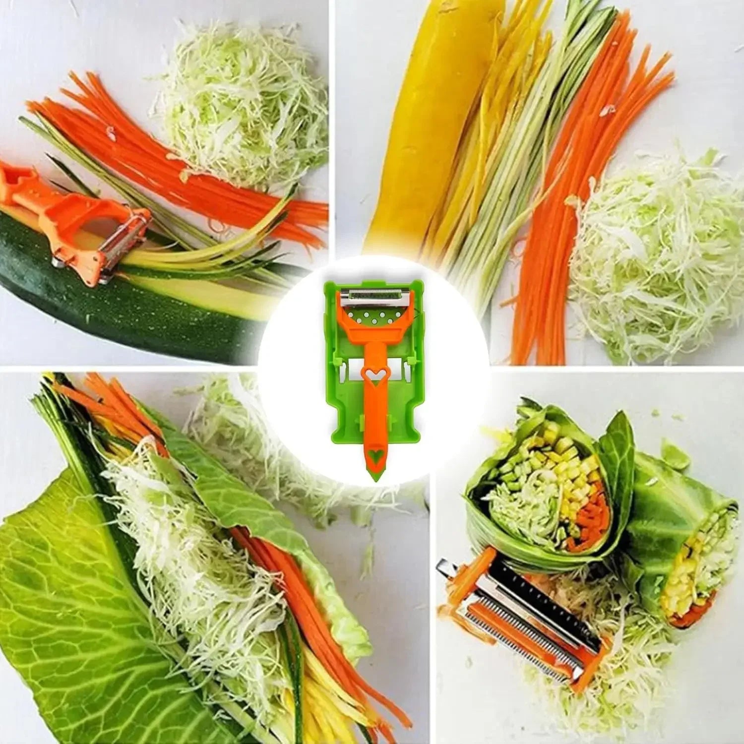 Peeler Multi Peeler Kit Fruit and Vegetable Peeler Home Multi Fruit Peeler for Kitchen Julienne Strips for Potato Orange Lemon - You Offer