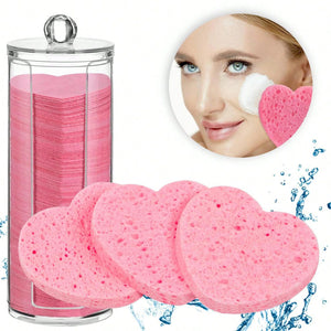 50pcs  Compressed facial sponge washcloth   For makeup removal and exfoli facial cleansing ation Mask; makeup remover