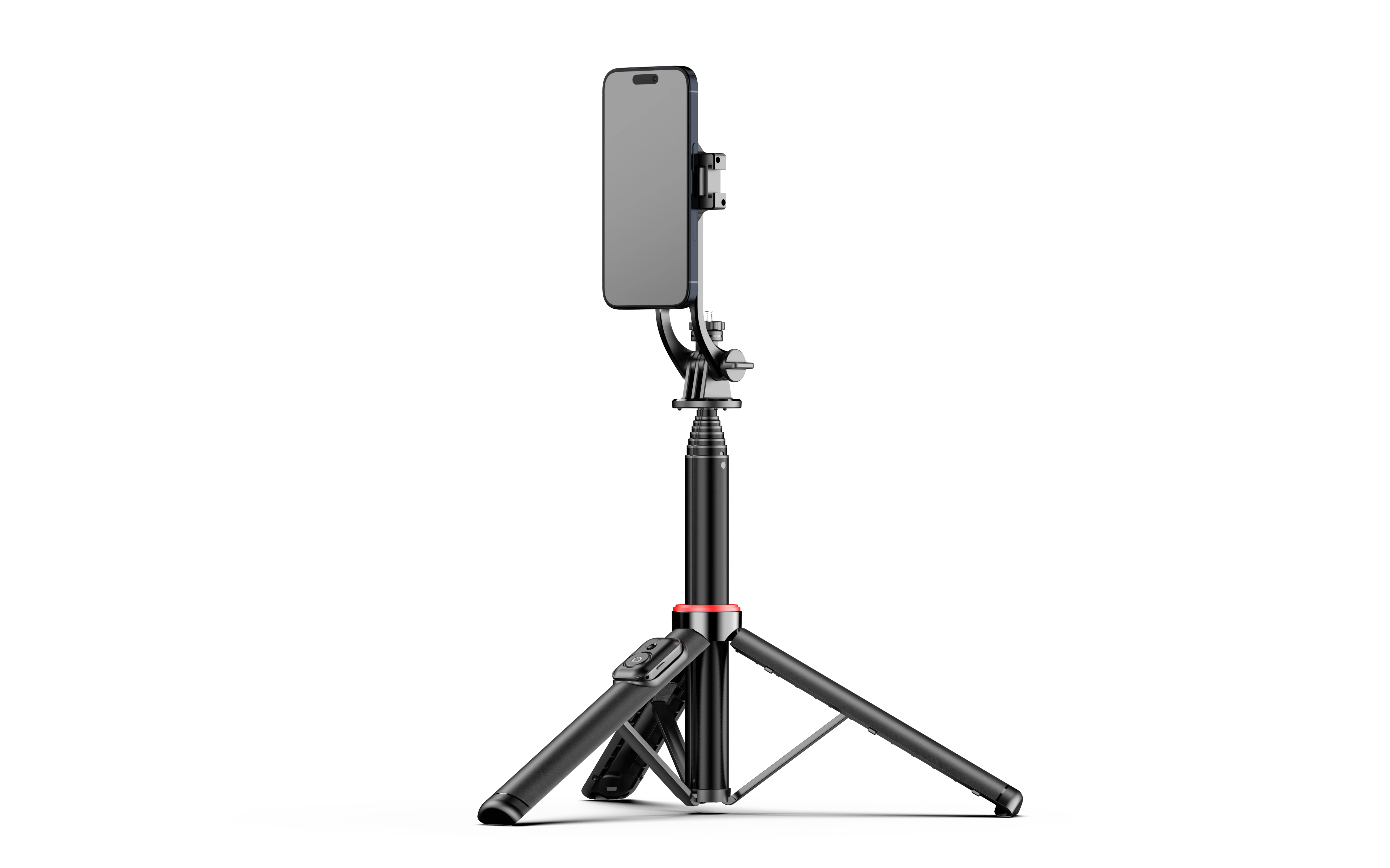 C20 Magnetic Selfie Stick Tripod for iPhone 12-16 Pro Max Travel Stand with Magsafe Phone Clamp for Android Smartphone