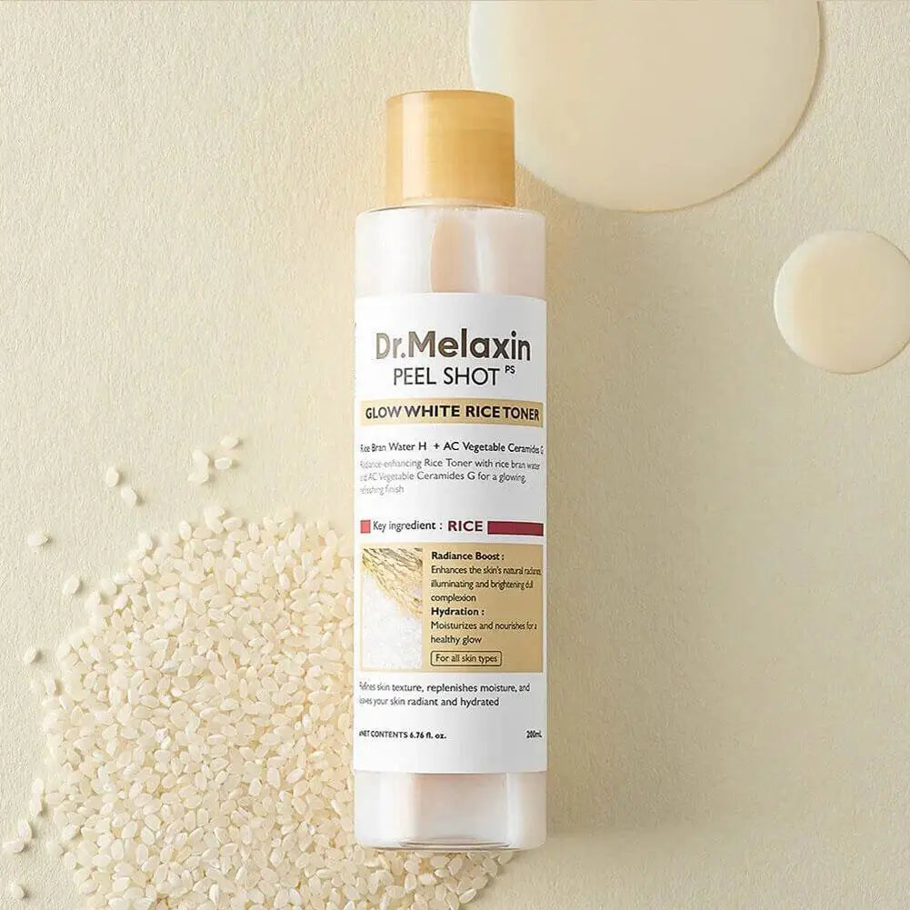 White Rice Astringent Water Cleanses Skin Nourishes Hydrates Remove Dirt Excess Keratin White Rice Toner Skin Care