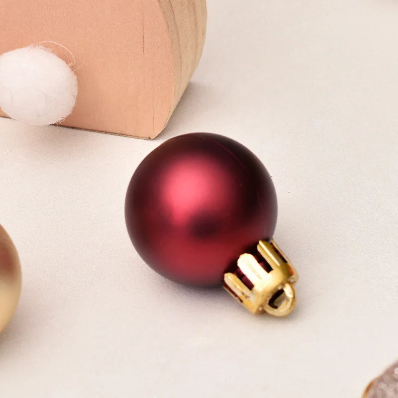 Christmas Balls Ornaments 99pcs/3cm XMAS Navidad Christmas Tree Pendant Balls Christmas Tree Gift Balls For Christmas Decortion