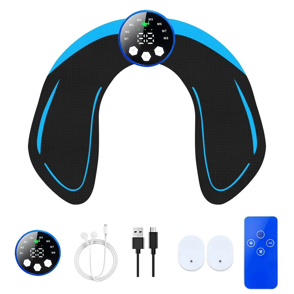 Wireless EMS Body Sculptor - Rechargeable Butt Trainer 29 Levels 8 Modes Dual-Channel Muscle Toner for Gym & Home Workout
