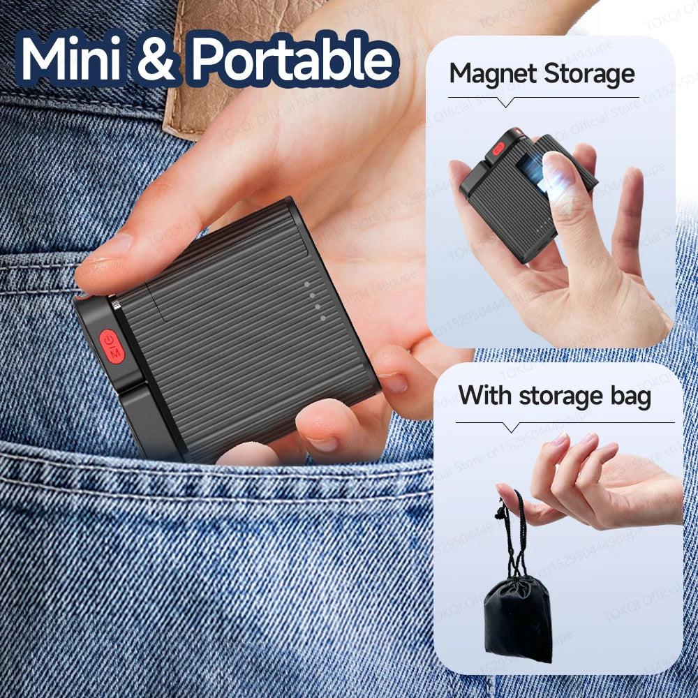 Mini Wireless Lavalier Microphone Bluetooth Magnetic Mic for Iphone Android Mobile Live Streaming Recording Vlog Video, Gaming