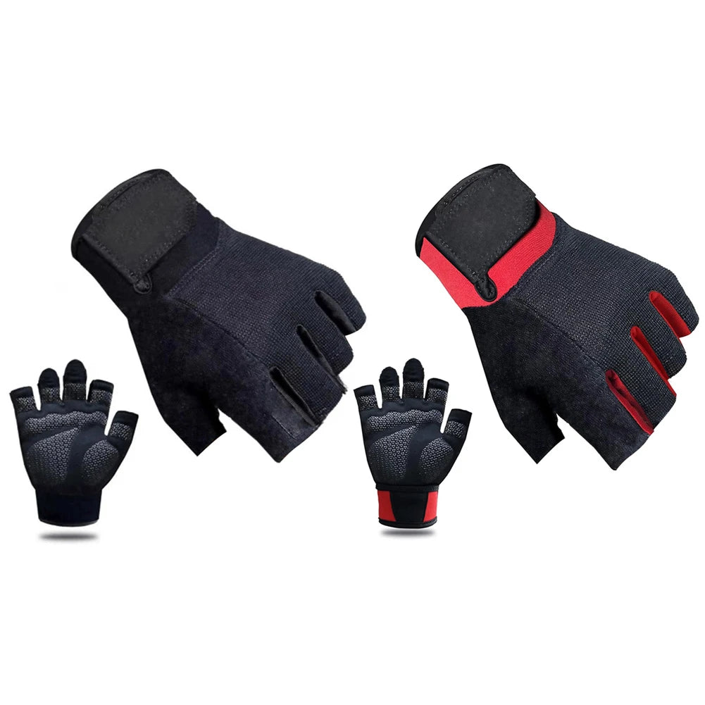 Weight Lifting Gloves Half Finger Gloves Workout Gloves Cycling Gloves for Men and Women for Weight Lifting Cycling Gym Training - You Offer