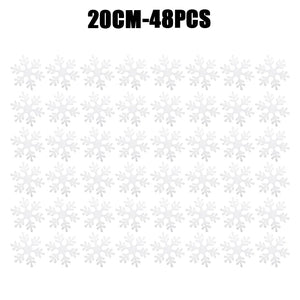 Christmas Decoration Foam Snowflake Christmas Tree Hanging Garland Hanging Decoration Gift 2024 New Christmas Supplies