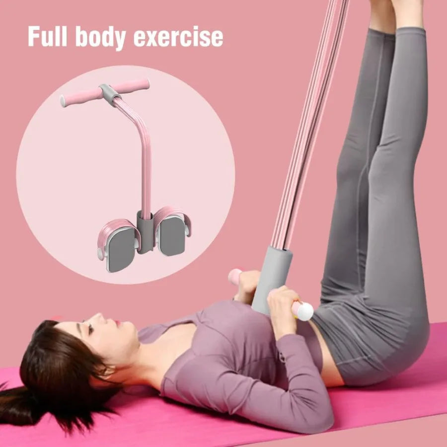 Multifunctional Pedal Puller Resistance Rope 6 Tube Tension Rope Pull Up Pilate Equipment Yoga Tension Rope Leg Trainer Workout