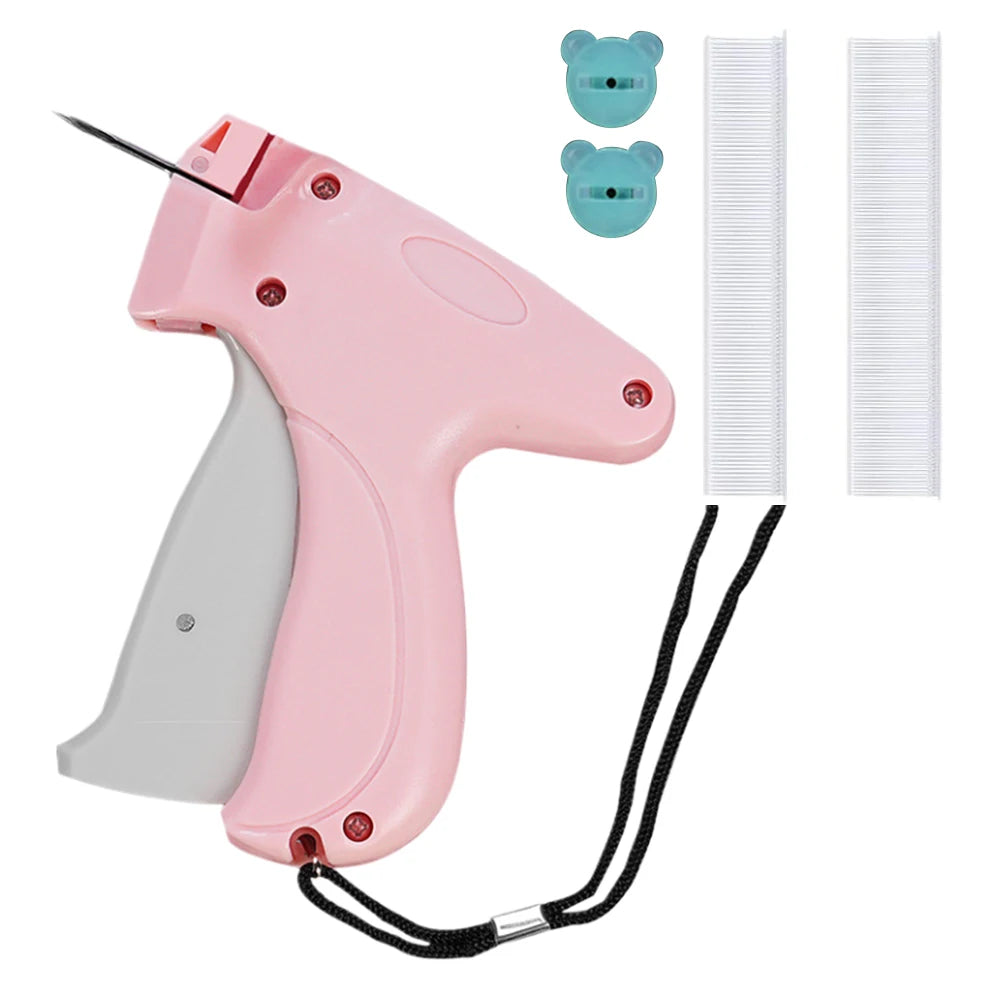 Quick Clothing Fixer with 50/100 Bear Buckles Mini Clothing Sewing Machine Portable Instant Button Garment Connector for Clothes - You Offer