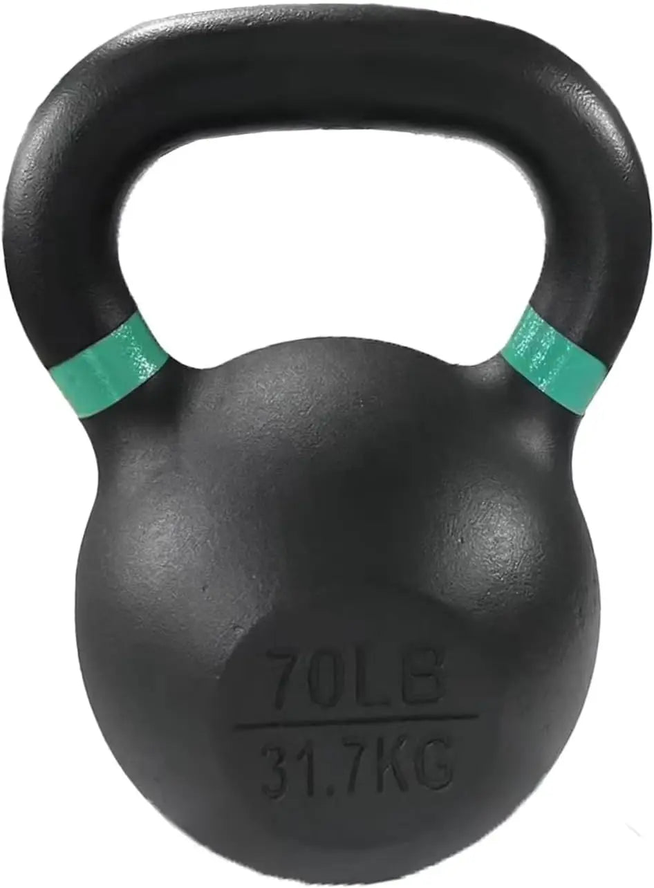 Cast Iron Kettlebell Weights for Home Gym, Heavy Duty Strength Training, Workout Equipment for HIIT, Functional Fitness - You Offer