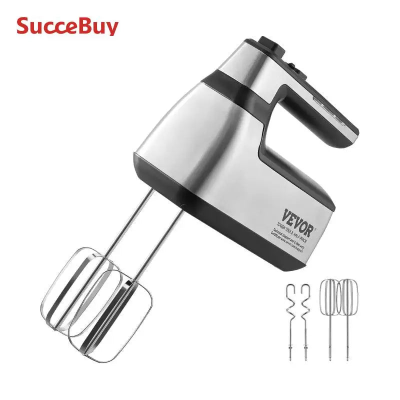 VEVOR Cordless Electric Hand Mixer Continuously Variable Electric Handheld Mixer Baking for Whipp Mixing Egg Cookie Cake Cream - You Offer