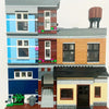 Creative Expert BrickBank Street View Building Blocks Assembly Model Sets Educational Toys Decor Gift For Kids Adults 10251