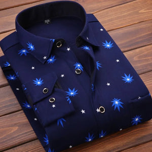 Autumn and Winter New Fashionable Plush Thick Warm Checkered Shirt for Men's Casual Loose Sports Large Size High Quality Shirt