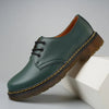 British Style Luxury Shoes Brand Thick Bottom Genuine Leather Oxford Shoes Lace Up Beef Tendon Outsole Work Shoes Casual