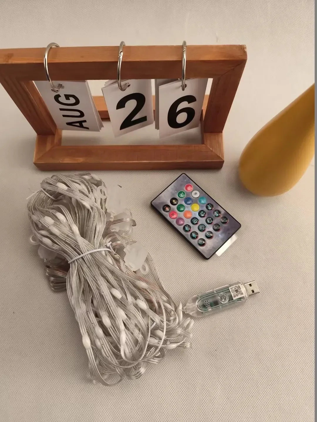 RGBIC Curtain Light String USB Plug Remote Control LED Curtain Light APP Bluetooth Control String Lights for Room Decorations