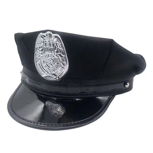 Party cop costume accessories A variety of uniform size police hats and handcuffs whistles simulation walkie-talkies